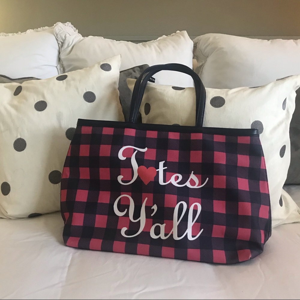 Draper James Berry Plaid Totes Y’all tote bag ❤️